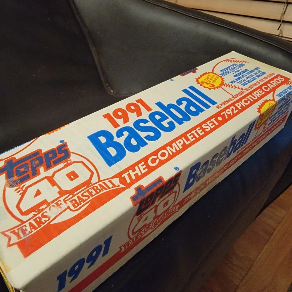 1991 Topps Baseball Complete Set - 792 Cards. Sealed And Brand New!